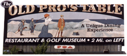 Old Pro's Table Billboard