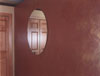 metallic foyer
